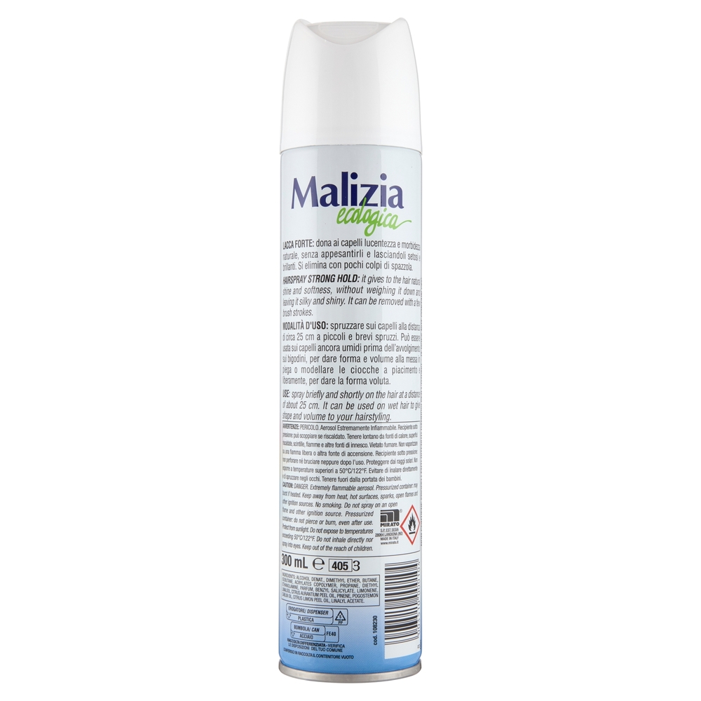 Malizia ecologica Lacca Forte Ecofix 300 mL